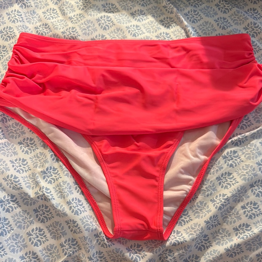 Women's Coral Bikini Bottom